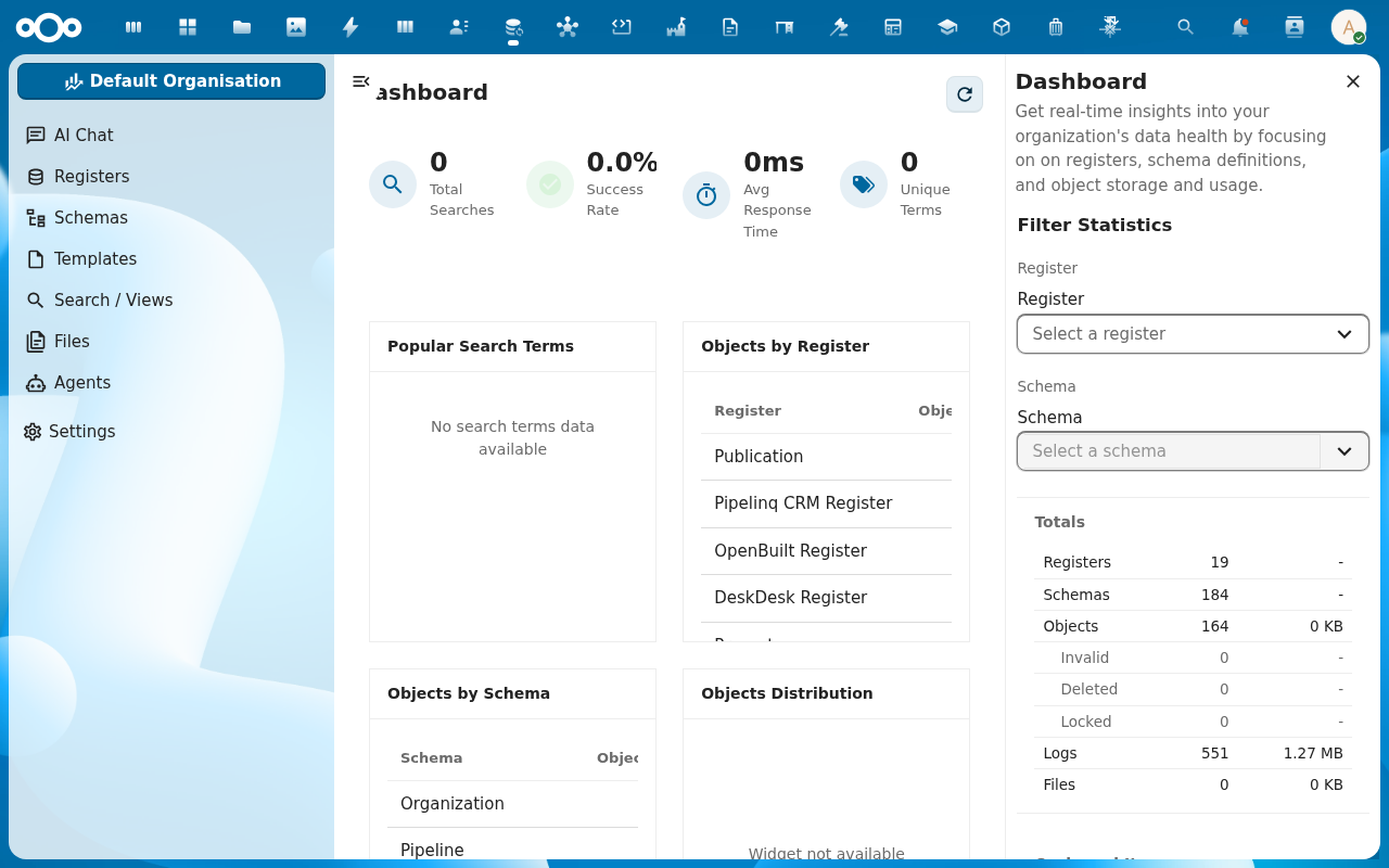Open Register navigation